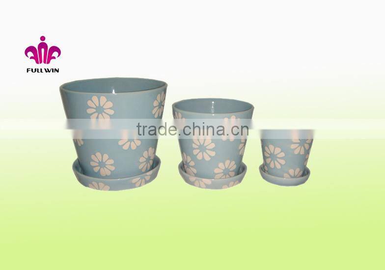 Hand Painted Ceramic Modern Cheap Flowers Pots Planters