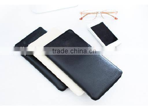genuine Leather ID Wallet Clutch Checkbook Wallet Credit Cards Holder