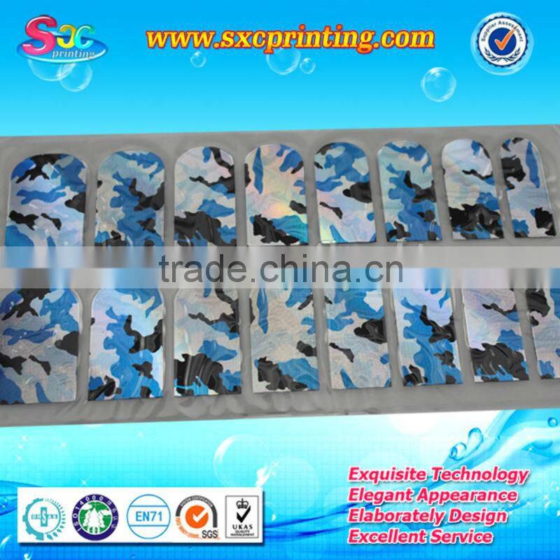 China factory supply nail polish bottle sticker and nail polish sticker