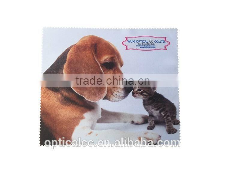 custom printing microfiber cleaning cloth for eyeglasses lenses