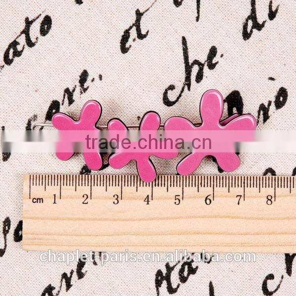 chaplet rhinestone flowers hairpin for girls