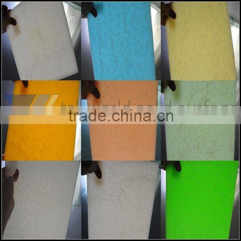 100% acrylic solid surface countertop material