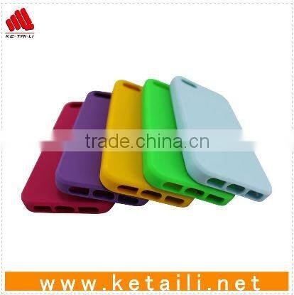 Jelly silicone phone case for iphone 5