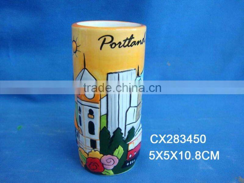 Ceramic guitar cup, music cup, music mug