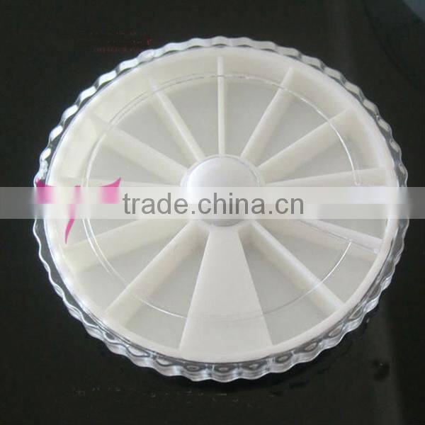 Hot selling nail empty wheel for nail art product filled