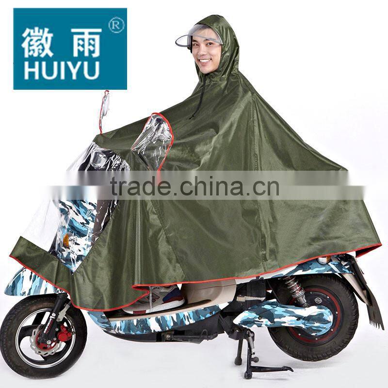 100% polyester or oxford single raincoat poncho military outdoor workplace bicycle motorcycle poncho