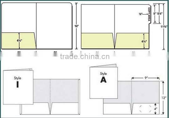 Unique design A4 size L folder