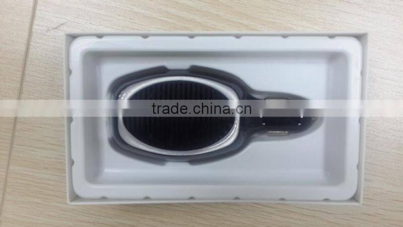 Hot Sale! 1pcs Car Air Purifier Ozone Generator Oxygen Bar Cleaner With 2 Port USB Hub Charger Free Shipping