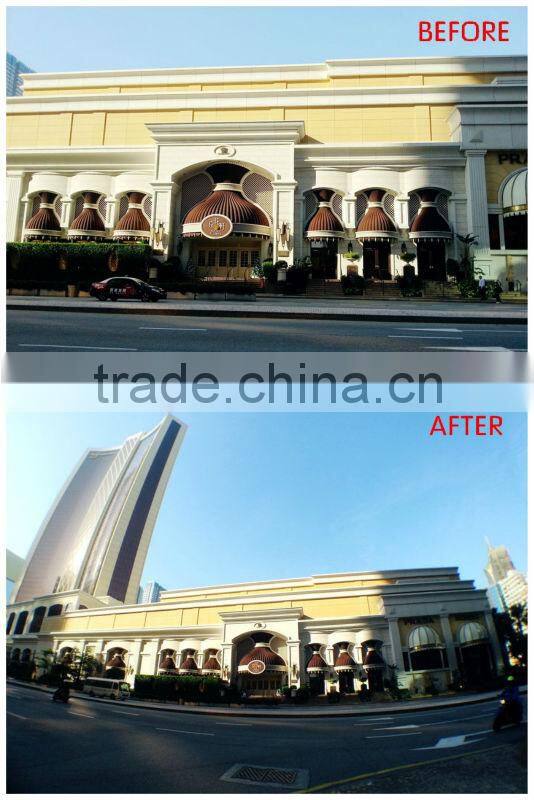 Universal Clip Lens 0.4X super wide angle lens For Mobile Phone / Notebook PC / Ipad Champagne Gold