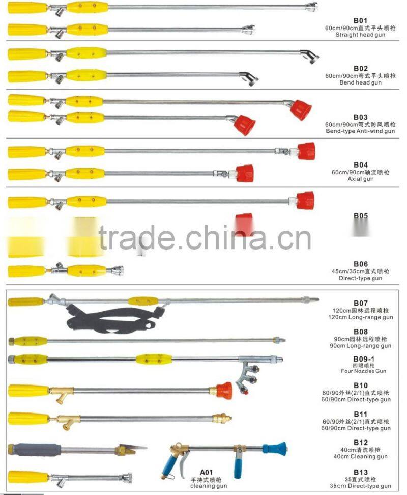 Taizhou Ouyi Agriculture Usage and Knapsack Sprayer Type Power Sprayer Gun Spare Parts