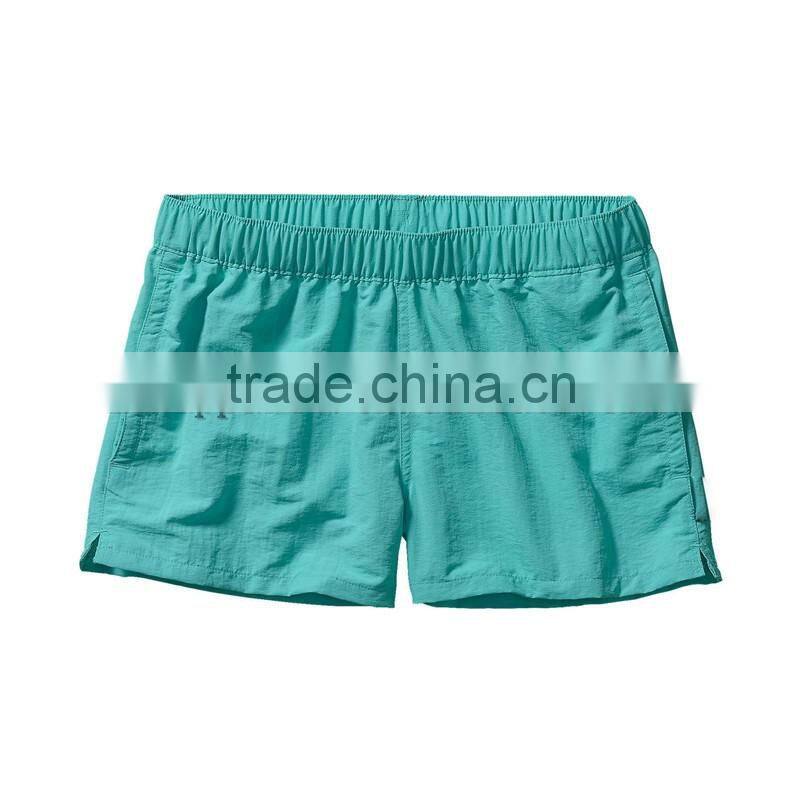 Wholesale 2016 Factory Custom Nylon Shorts For Woman