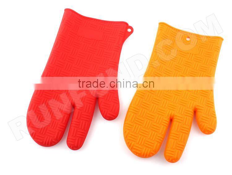 Heat-Resistant Silicone BBQ and Cooking Gloves