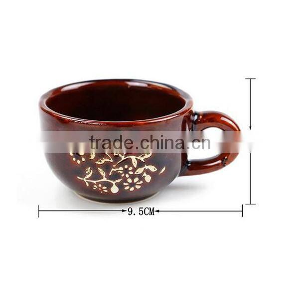 Cheap wholesale 5 pieces classic ceramic coffee and tea set