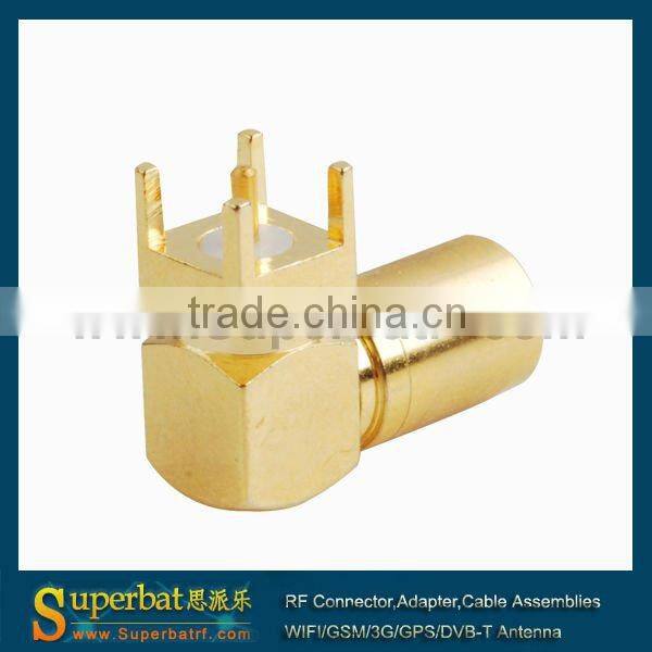 SMB female crimp RF connector for RG174 cable
