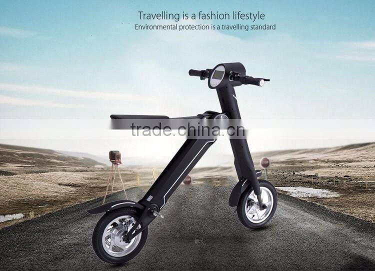 new fashionable gps function electric powered smart electric scooter