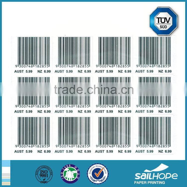 Design best selling glossy self adhesive paper stickers