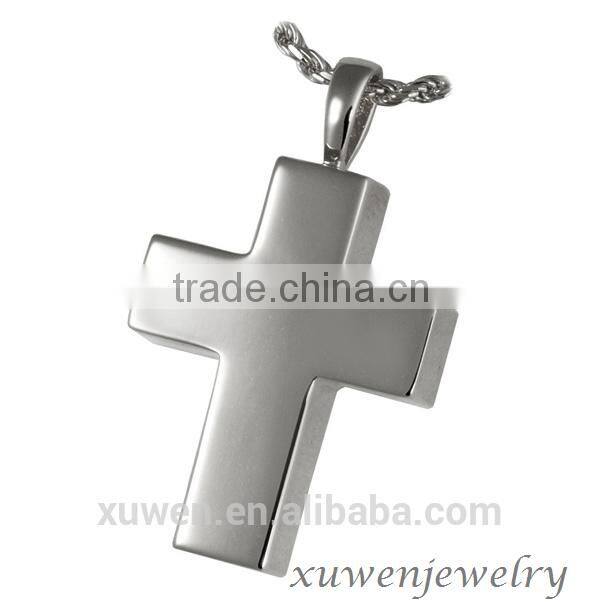 two tone IPB stainless steel vial jewelry for cremation ashes