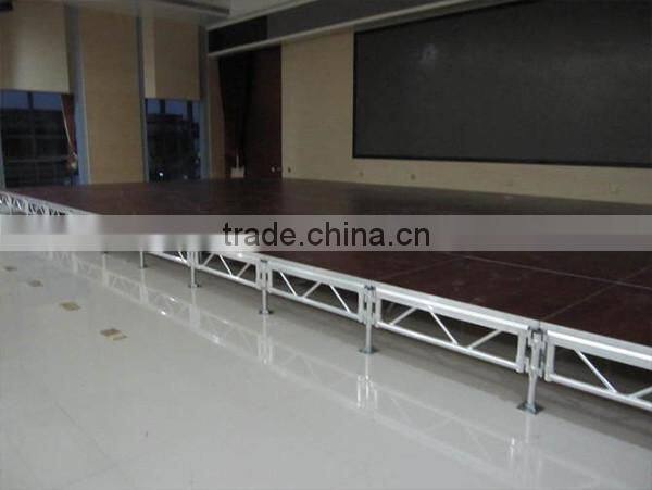 School Portable Indoor Outdoor Folding Stage 1.22*2.44 1.22*1.22