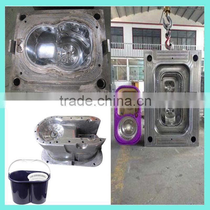 customer design OEM plastic mop bucket injection mould