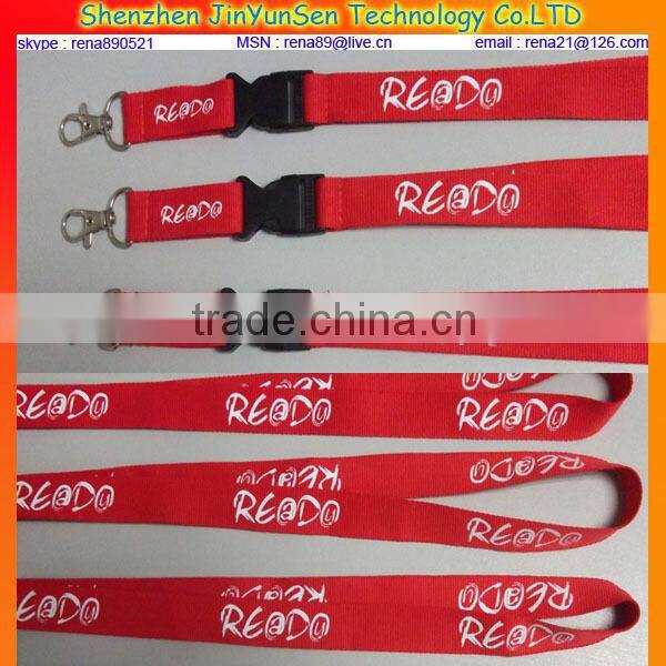 sublimation printing lanyards with metal hook