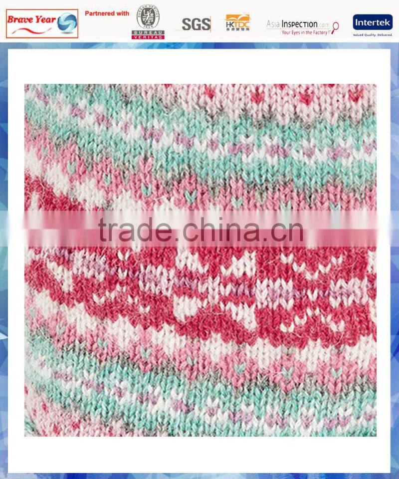 2014 best selling Fairisle cat knit child winter boot