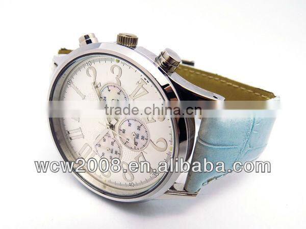 PU leather hand band watch for ladies
