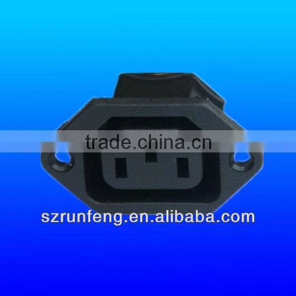Plastic shell for recharge socket
