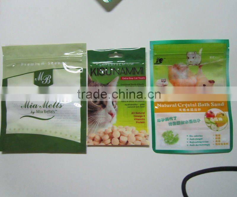 dog food stand up with zipper bags