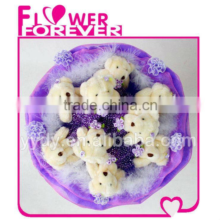 Lovely valentine bear flowers valentine day gift