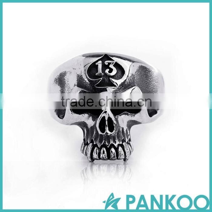 Wholesale Retro fashion classic series of various punk skull shape Tai silver and titanium unisex atmosphere necessary publicity