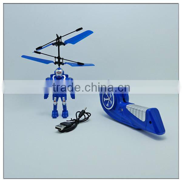 Newest toys Flying Robort.HY-835 infrared induction toy flying helicopter for sale
