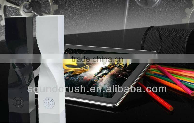 Butterfly shape portable speaker twisted bluetooth speaker