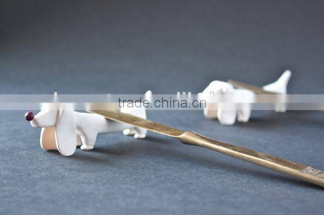 romantic table decoration ceramic knife holder