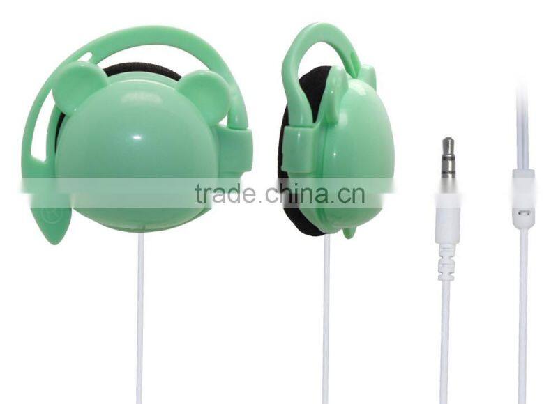 Cartoon earhook earphones kids earphones cartoon earbud