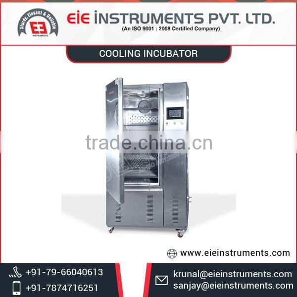 User friendly and Tactfully Designed Cooling Incubator for Poultry Usage