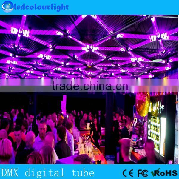 Outdoor neon DC12/24V 48pcs 1pixel DMX RGB digital bar light