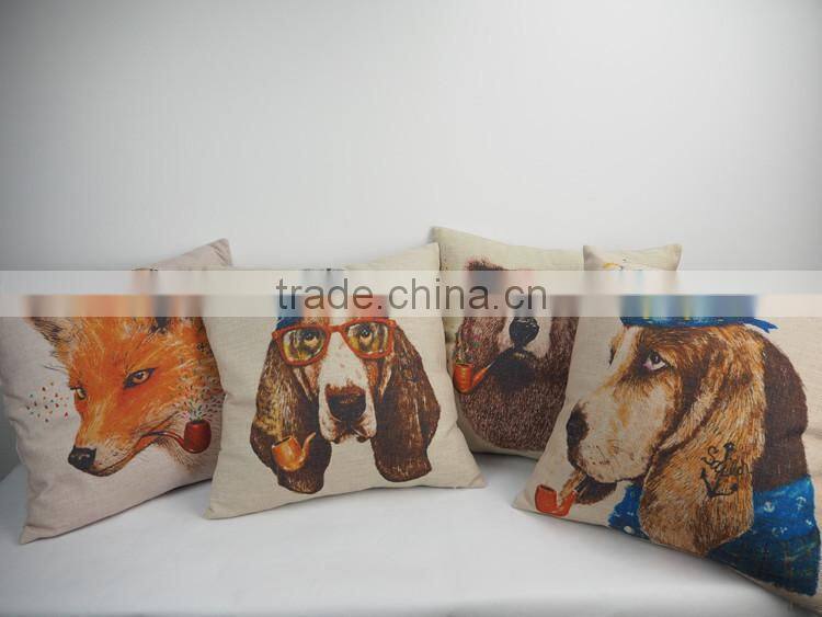 Hot sale comfortable best sale American style smoking design backrest pillow decorative body pillow covers