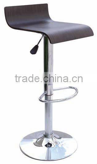 peach wood bar stool