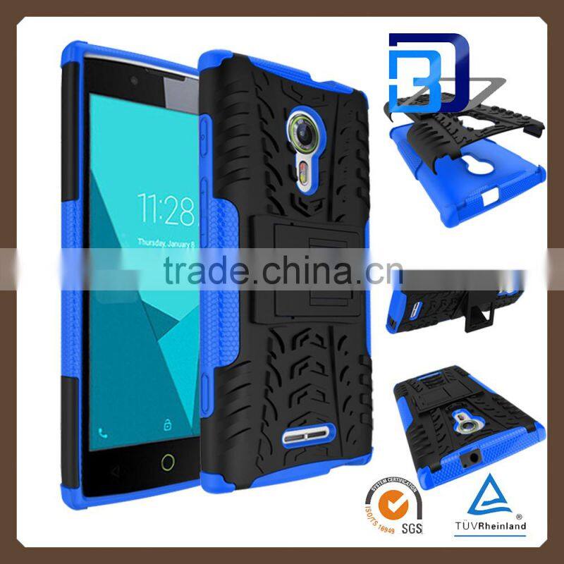 Factory Price heavy duty armor kickstand TPU+PC 2 in 1 case For Alcatel flash 2 armor durable case fast delivery