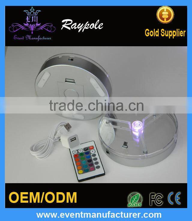 Wholesale LED Light for Centerpiece Stands/LED Centerpiece Light Base