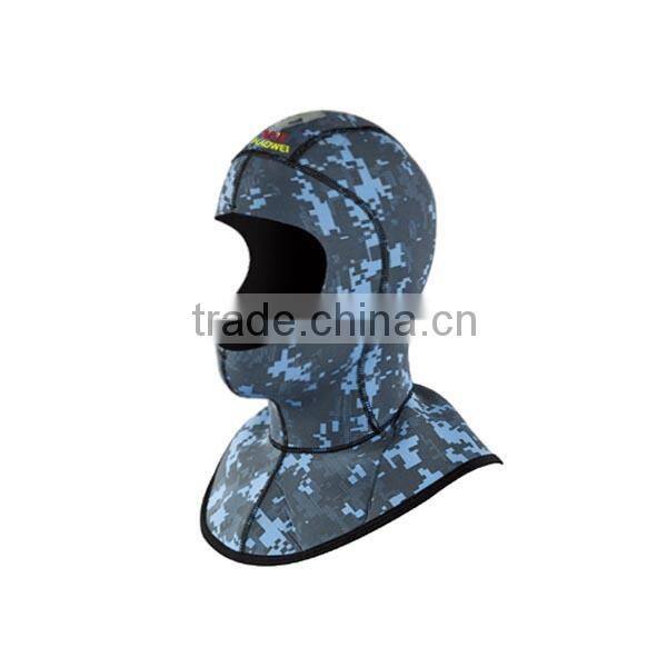 wetsuit hood for diving and surfing