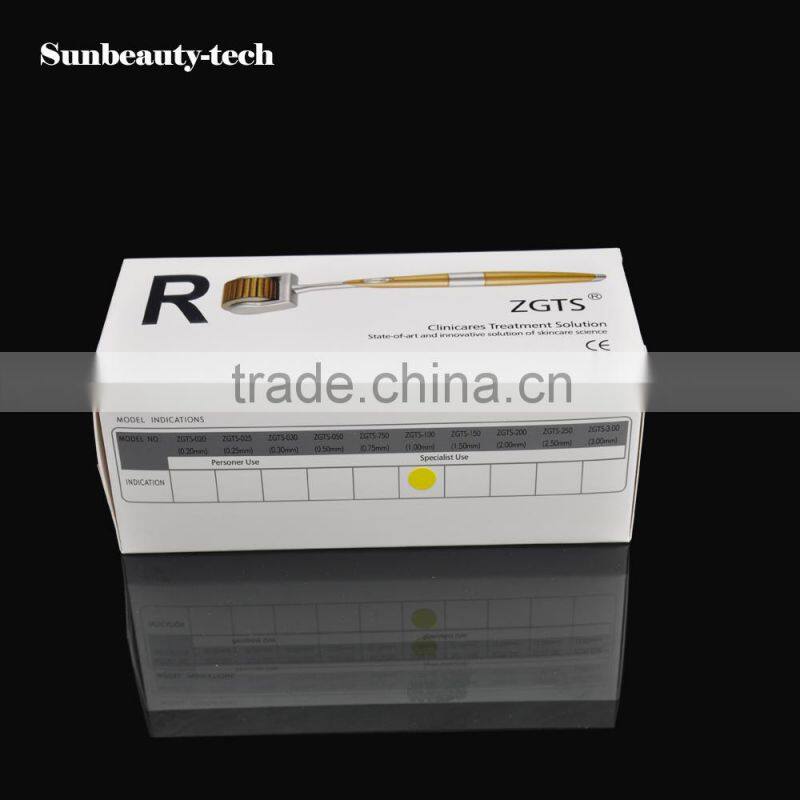 Wholesale 192 needles Titanium micro needle ZGTS derma roller system derma rolling