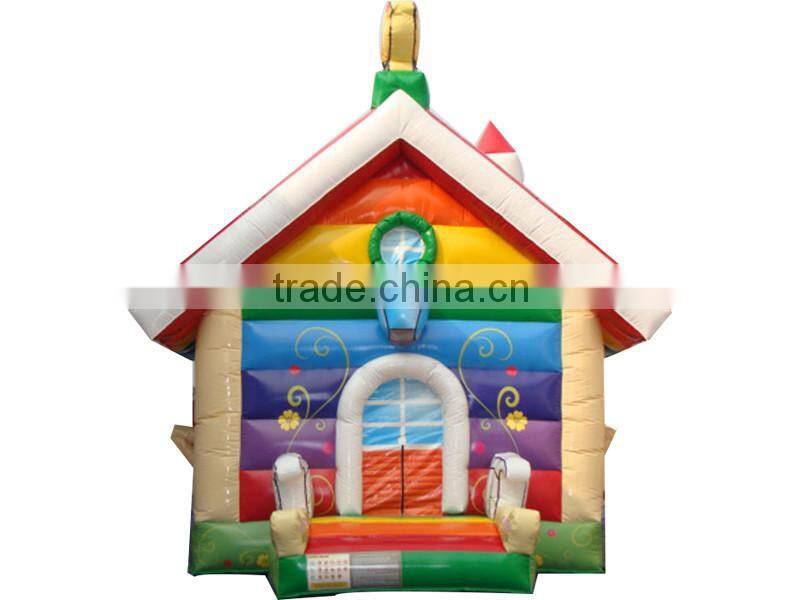 China inflatable suppliers ,Indoor Happy House inflatable bouncer, inflatable farm house
