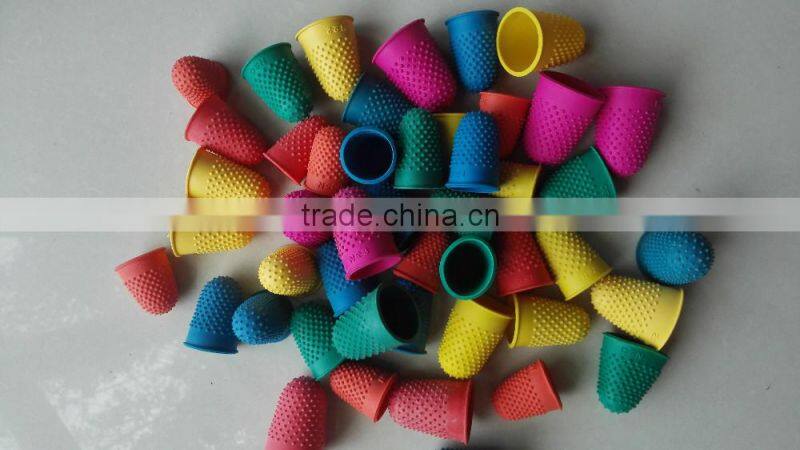 Quality Flexible Rubber Thimble, size 00,0,1,2,3 Finger Cone Thimble