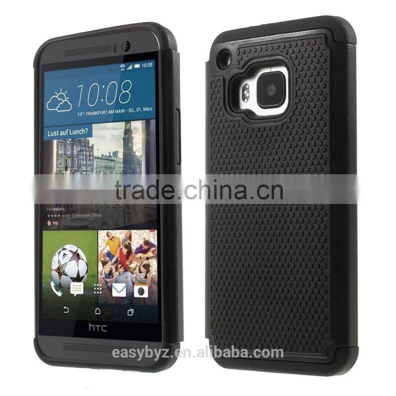 New Arrival Hybird Cover Case for HTC One M9, 2 in 1 for HTC One M9 TPU + PC Cover Case