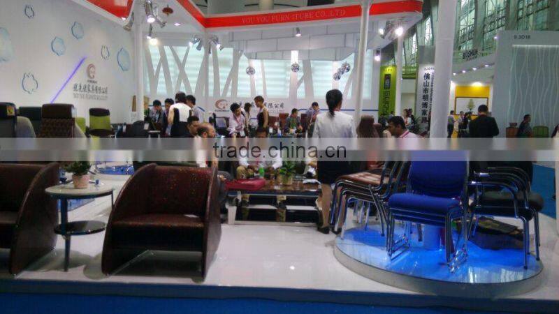 Green leather fancy sectional sofa sets 131 G-319