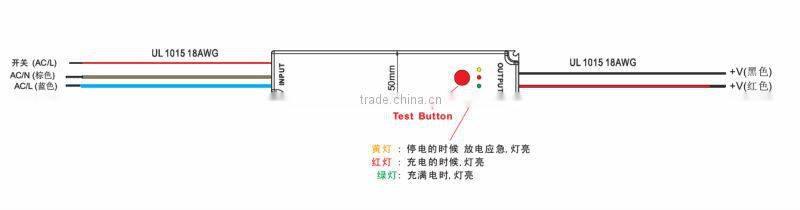 GS SAA Approval two-in-One Designed Rechargeable LED Emergency Pack , driver+pack 3 hour power supply for Emergency lighting