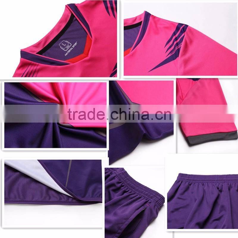 2016 new design custom soccer jersey sublimation Dry- fit kits high quality cheap blank sportswear