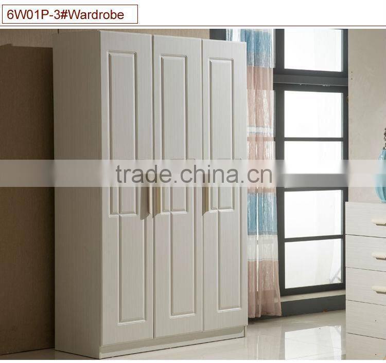 Simple laminate 3 door bedroom wardrobe designs