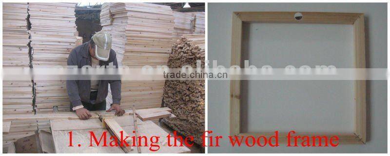 Christmas Tree art painting on canvas